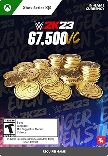 WWE 2K23: 67,500 חבילת מטבע וירטואלית - Xbox Series X | S [קוד דיגיטלי]